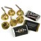 124 Pcs 60th Birthday Candy Party Favors Miniatures & Gold Almond Kisses (1.52 lbs, Approx. 124 Pcs)